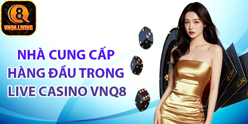 Các đối tác nhà cung cấp hàng đầu trong Live Casino Vnq8