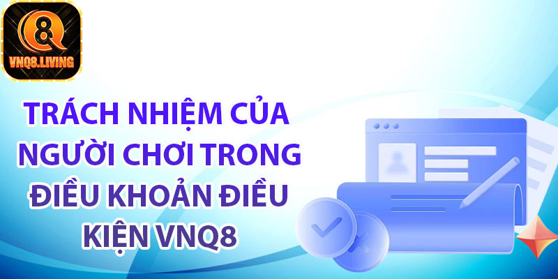 Trách nhiệm của người chơi trong điều khoản điều kiện Vnq8